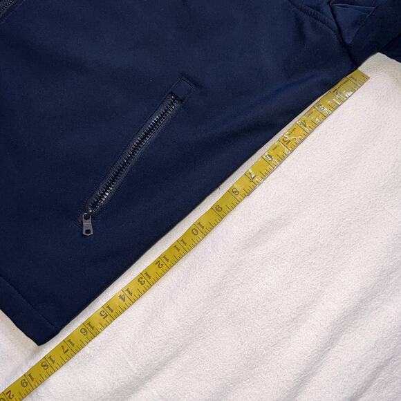 Tommy Hilfiger Navy Mesh Lined Zip Up Rain Jacket- L - Picture 7 of 14